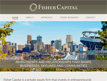 Tablet Screenshot of fisher-capital.com